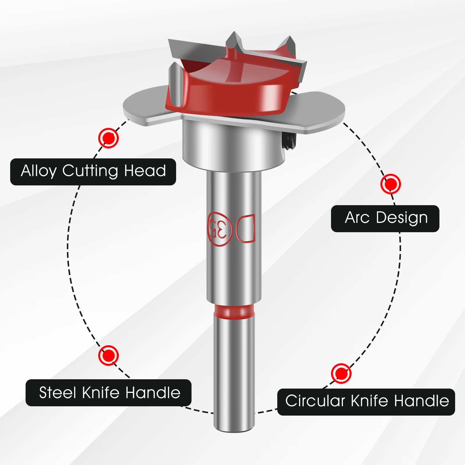 35mm Hinge Drilling Jig Set Concealed Guide Hinge Hole Drilling