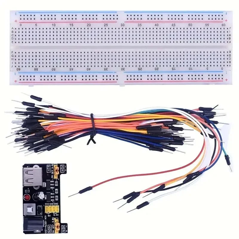 830-Piece Arduino UNO R3 Electronics Starter Kit with Breadboard