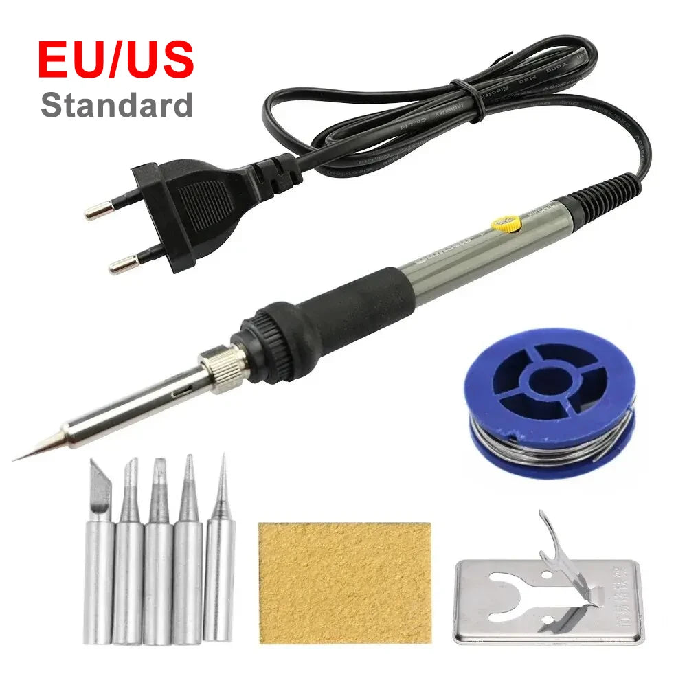 60W Adjustable Temperature Electric Soldering Iron Welding Iron