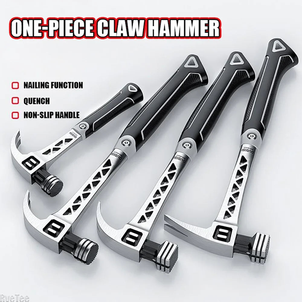 One-Piece Claw Hammer with Shock-Absorbing Handle – BuildKit AU