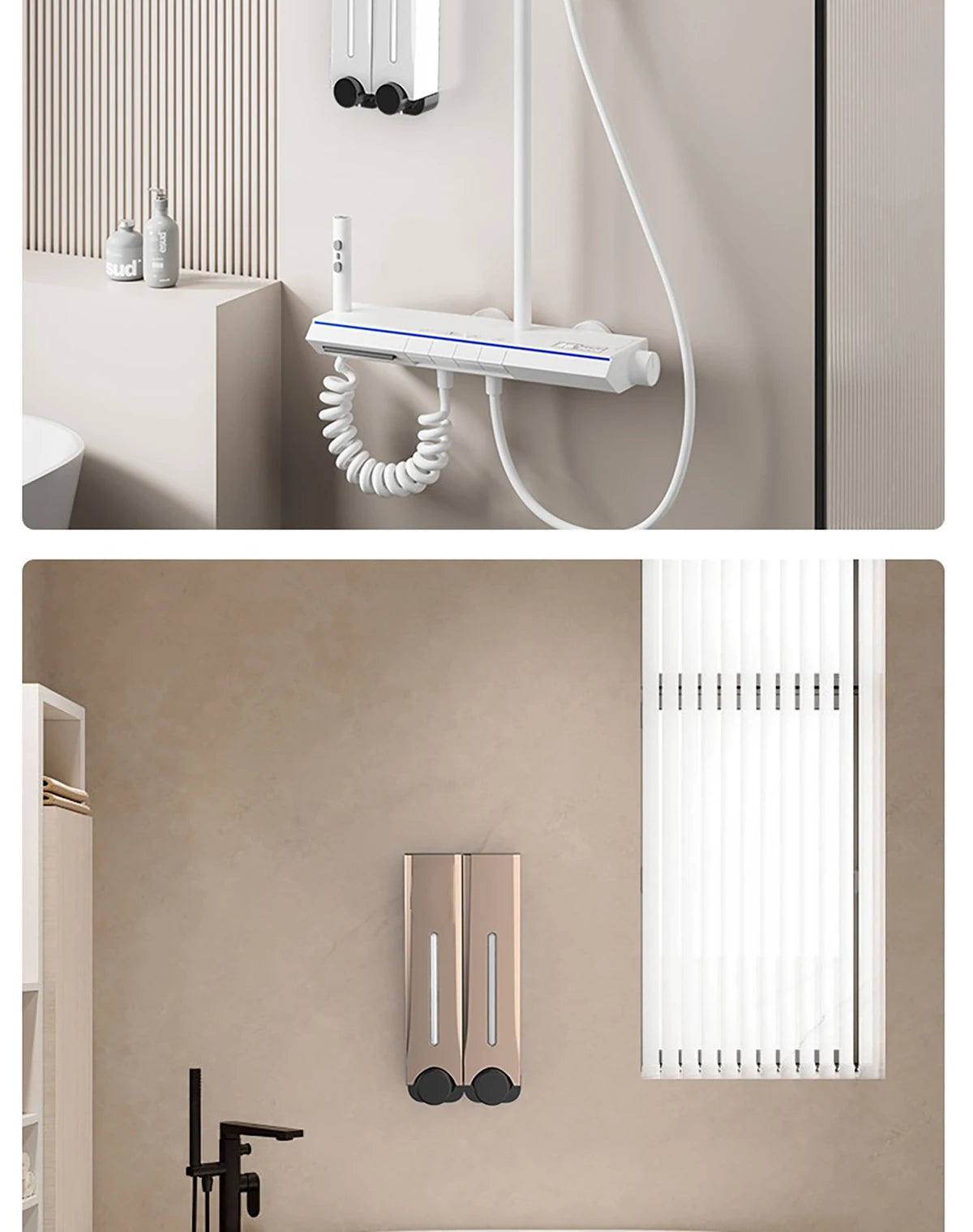 500ML soap dispenser wall mounted manual press soap box hand soap