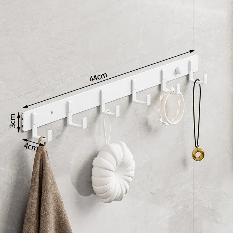 Hook White Towel Hook For Bathroom Clothes Coat Hook Bedroom Robe