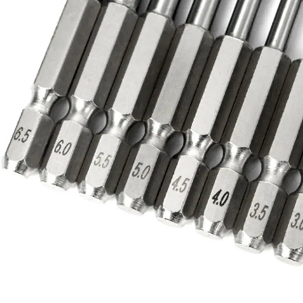 2/2.5/3/3.5/4/4.5/5/5.5/6/6.5mm Hexagonal Handle Three Pointed