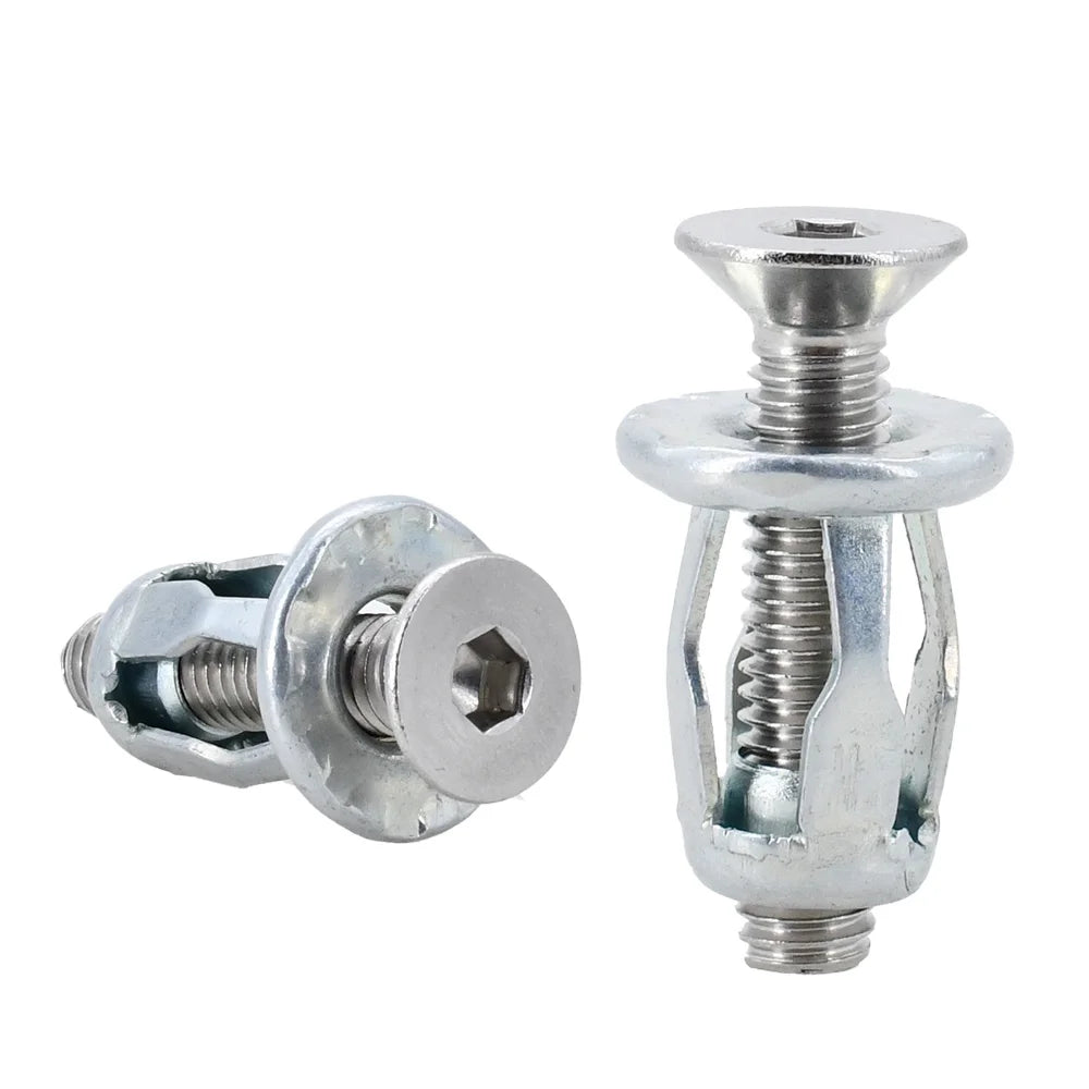 20/30/50Pcs Petal Shape Rivet Nut Screw Bolt Kit Expansion Metal