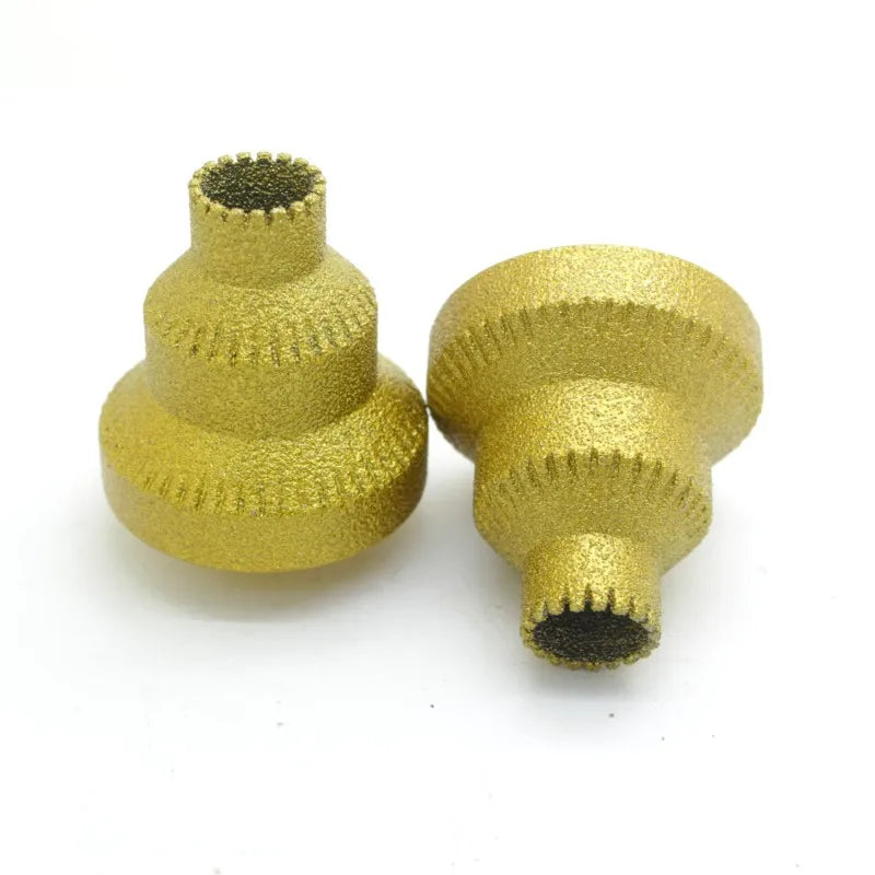 Sawtooth brazed tower drill, step reaming drill