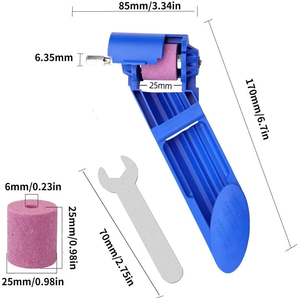 1 Set Portable Drill Bit Sharpener Sharpening Tool Drill Sharpener