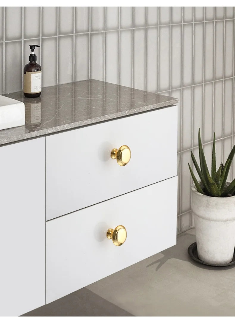 Round Cabinet Pull European Style Door Dandle Drawer Cabinet Handles