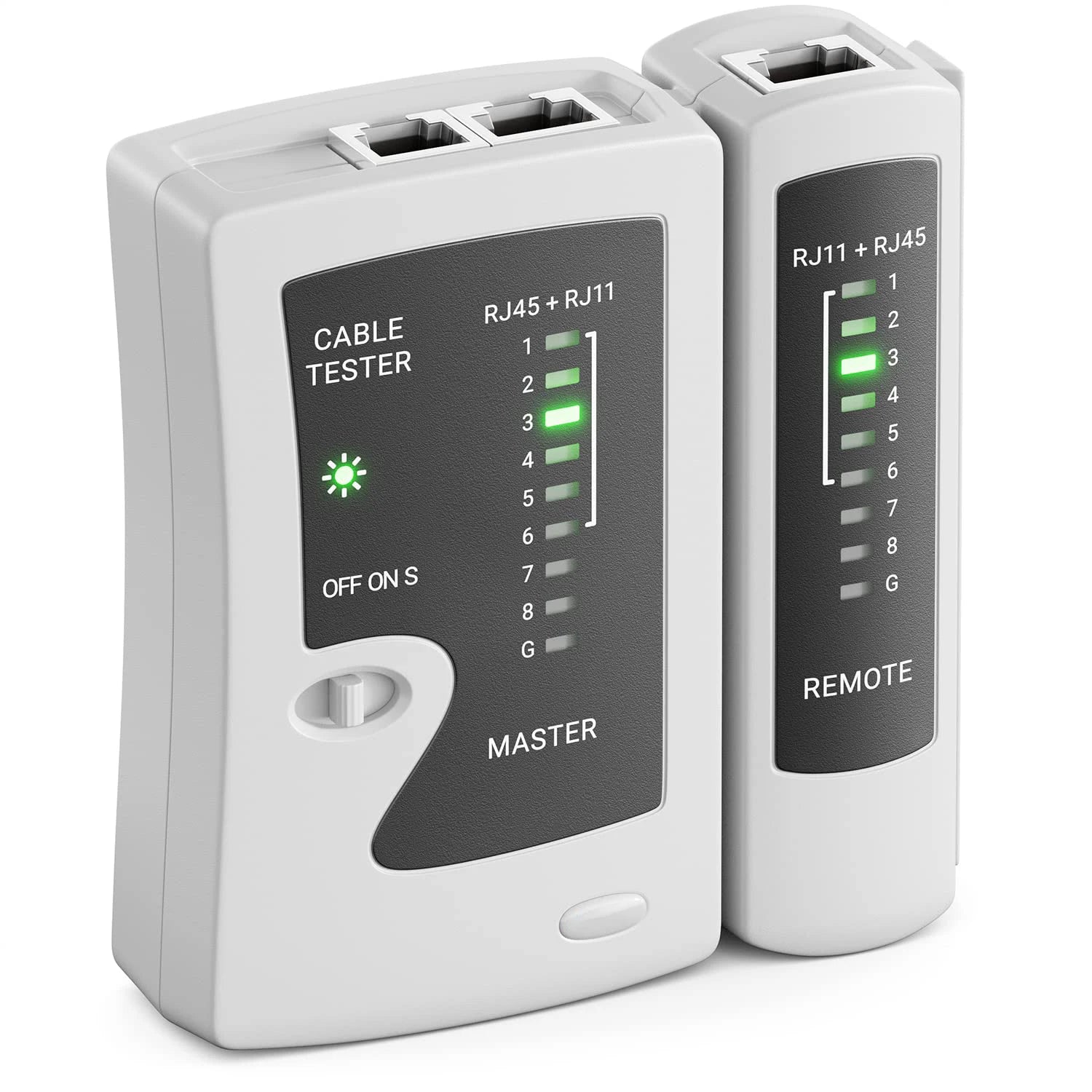 ZoeRax LAN Cable Tester – RJ45 Cat5/6/6A/7 UTP & RJ11/RJ12