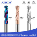 Carbide CNC Drill Bit — HRC45/55/65 Tungsten Steel for CNC & Engrav...