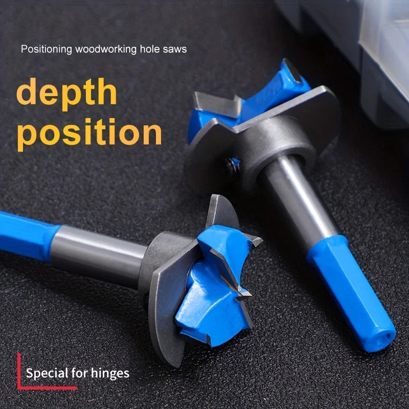 Drill Bit Woodworking Hole Opener 15-35mm Bi-Metal Hole Saw HSS Dri...