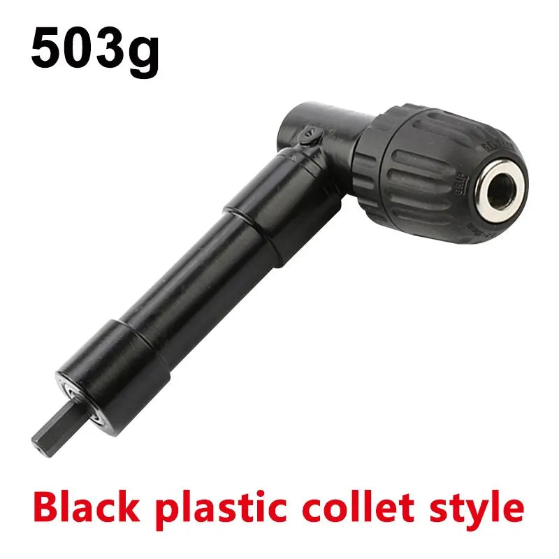 90 Degree Black Right Angle Electric Drill Corner Tool Aluminum All