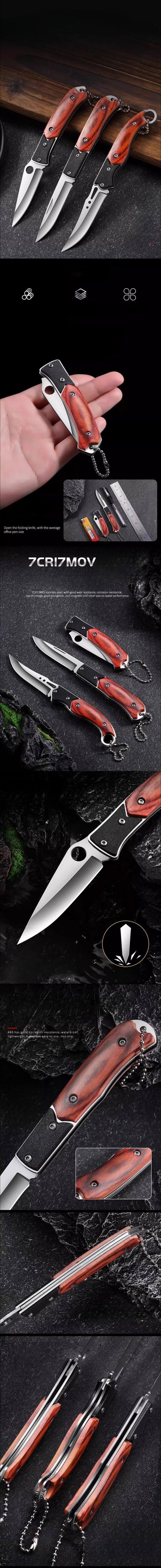 Compact Folding Knife with Durable Stainless Steel Blade