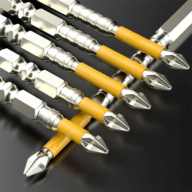 Non-slip PH2 Magnetic Batch Head Cross Screwdriver Hardness Drill Bit