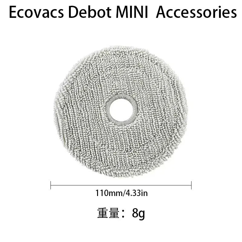 Ecovacs Deebot mini Robot Vacuum Accessories main brush cloth dust