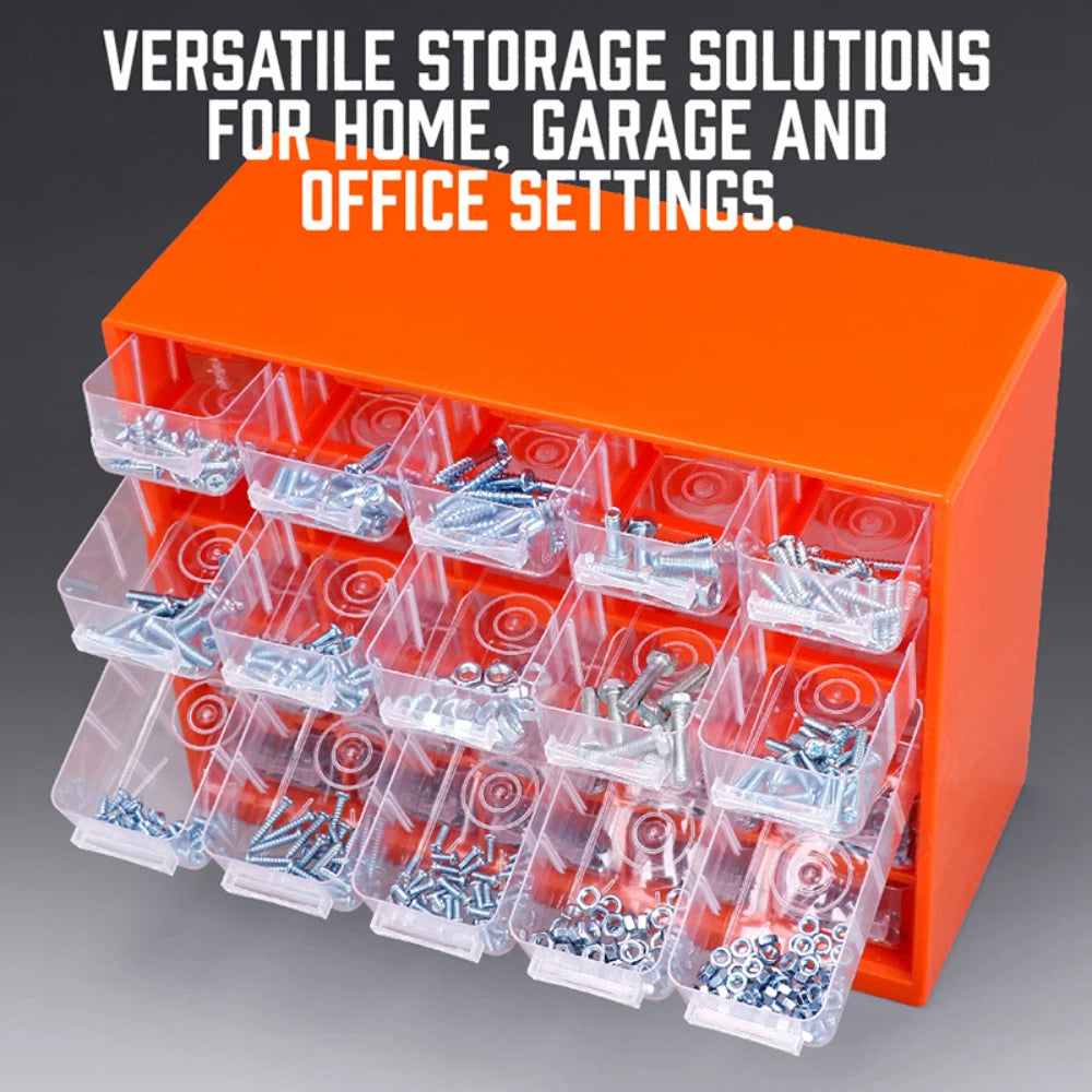 25 Multi-grid Drawer Parts Box Wall-mounted Screw Classification