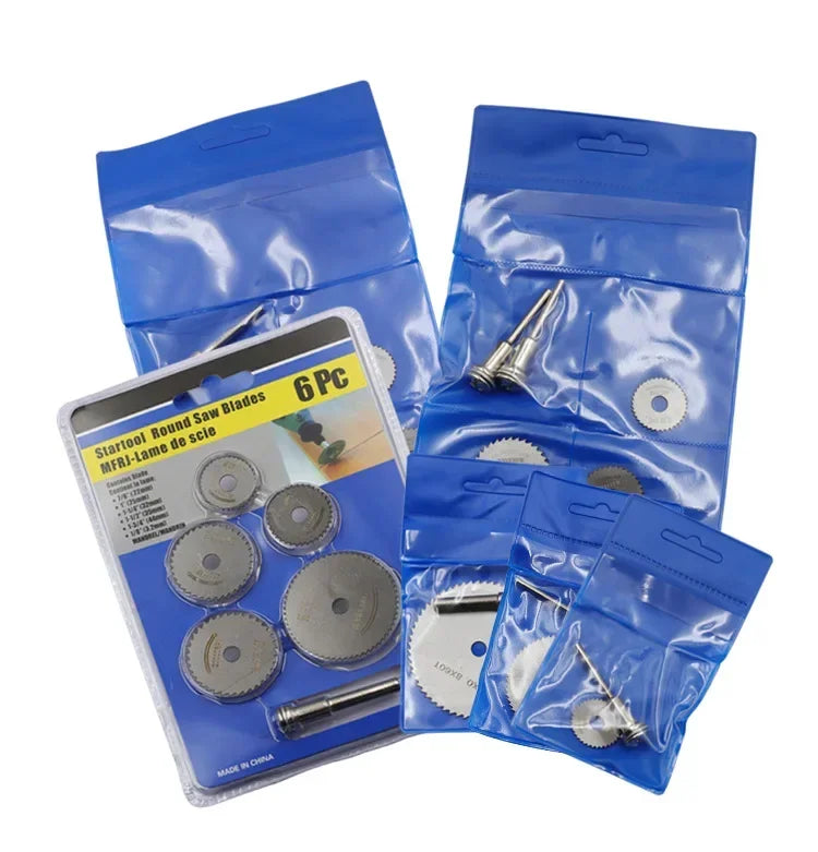 HSS Circular Saw Blade Set – 6-Piece High Speed Steel Cutting Discs