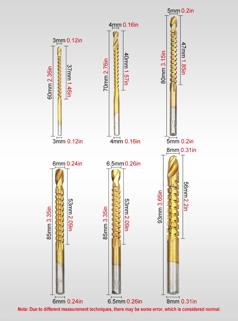 HSS Drill Woodwork Hand Electric Drill Drilling Bit Serrated Twist