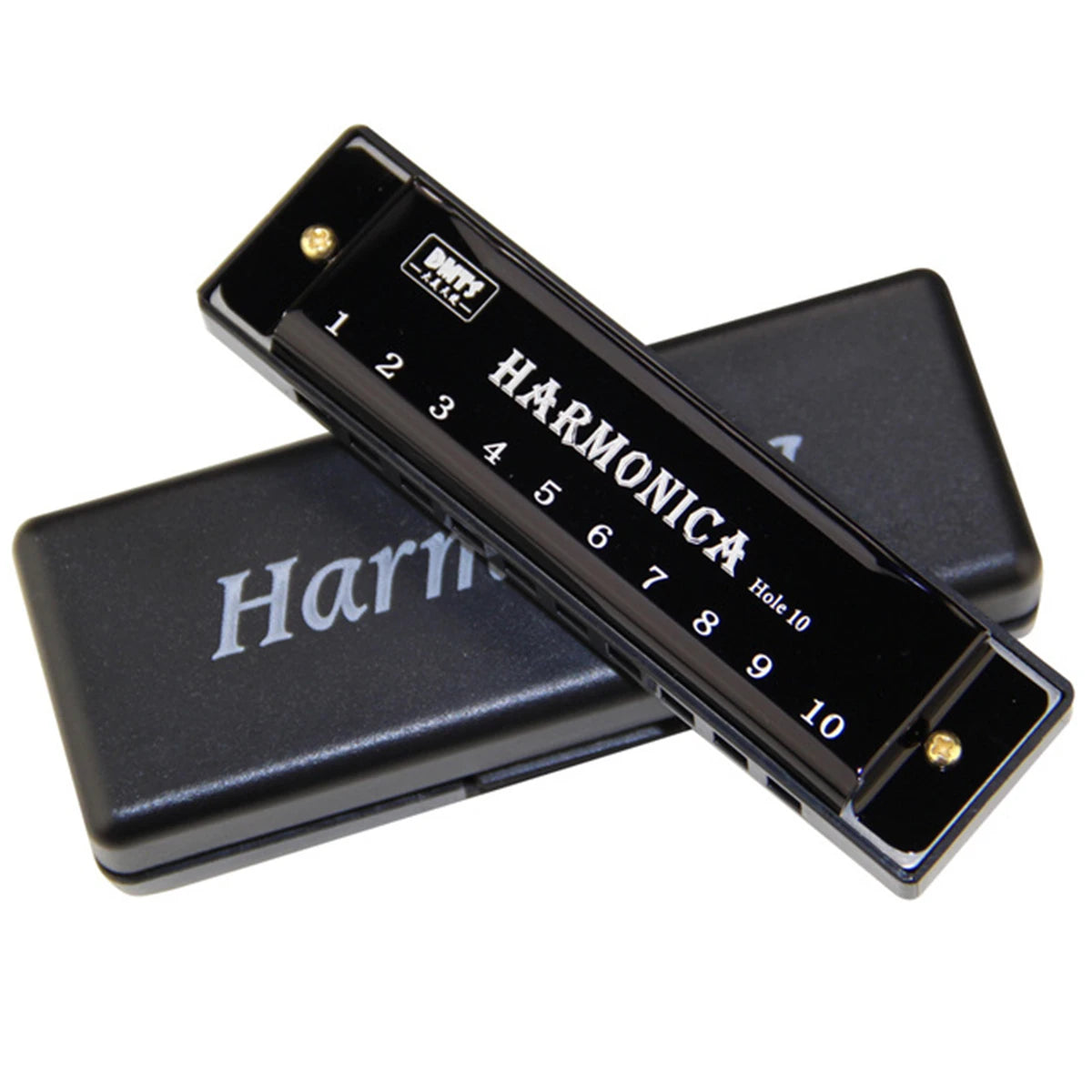 Harmonica Key of C 10 Hole Diatonic Harmonica C with Case for