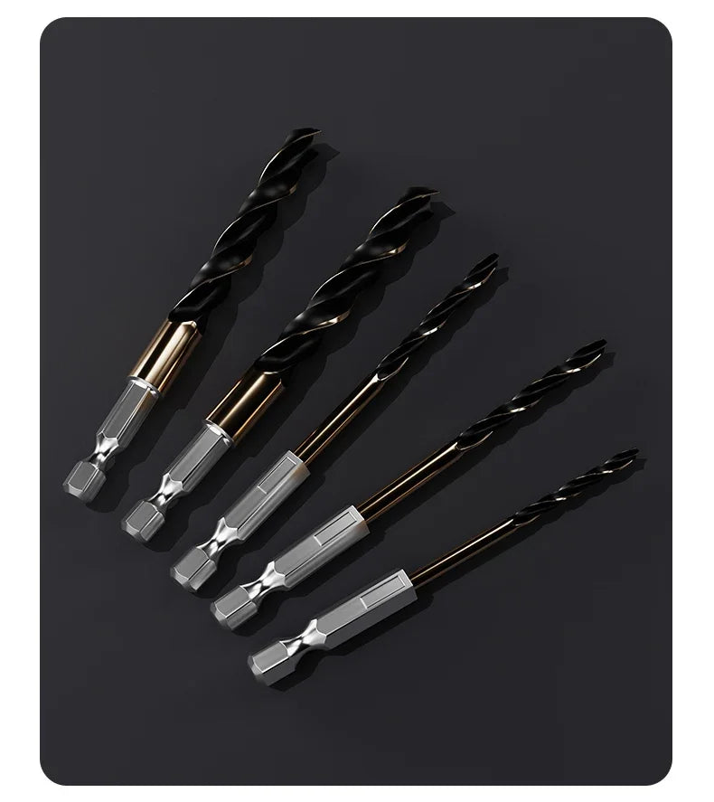1.5-7.5mm Hex Shank Twist Drill Bit Wood Metal Hole Cutter Core