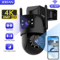 JOOAN 4K 8MP Wifi PTZ Camera Outdoor 5X Zoom Dual Screen Auto