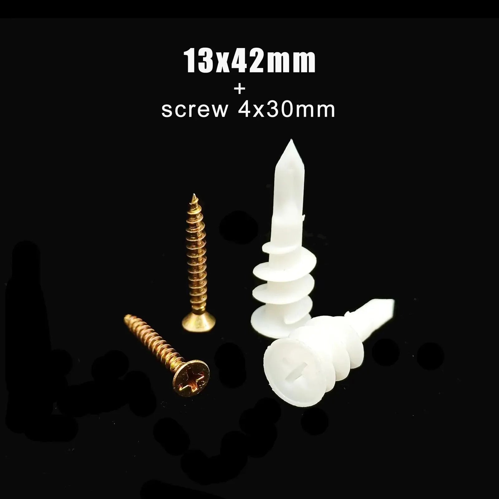 10sets Self Drilling Drywall Anchor with Tapping Screw for