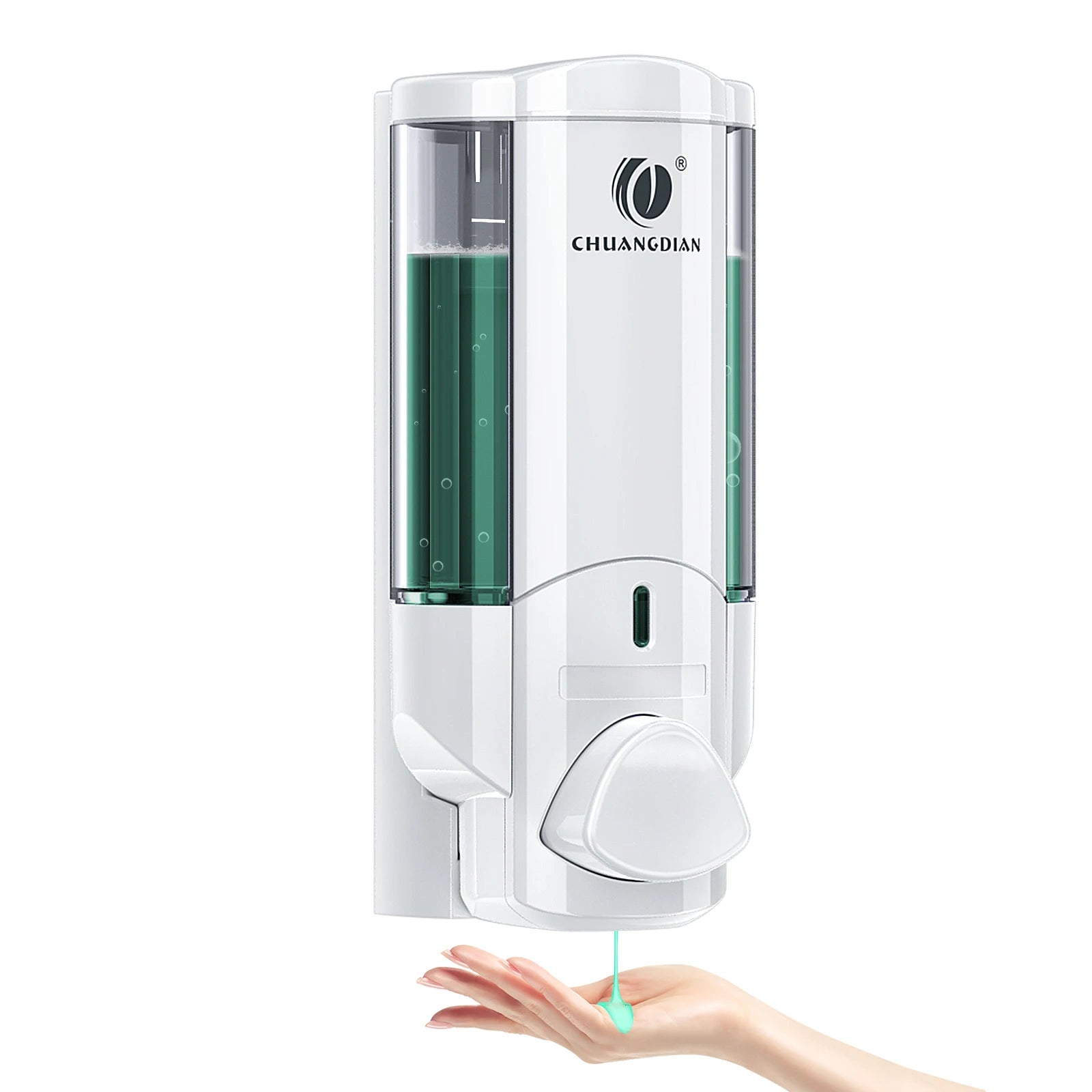 Wall Soap Liquid Dispenser No Drill Bathroom Shampoo