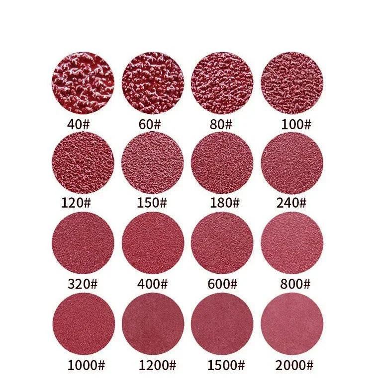 8 Hole 125mm Sandpaper Woodworking Metal Grinding Disc Abrasive
