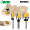Carbide Bowl & Tray Router Bit Set — 6mm & 8mm Shank Round Nose for...
