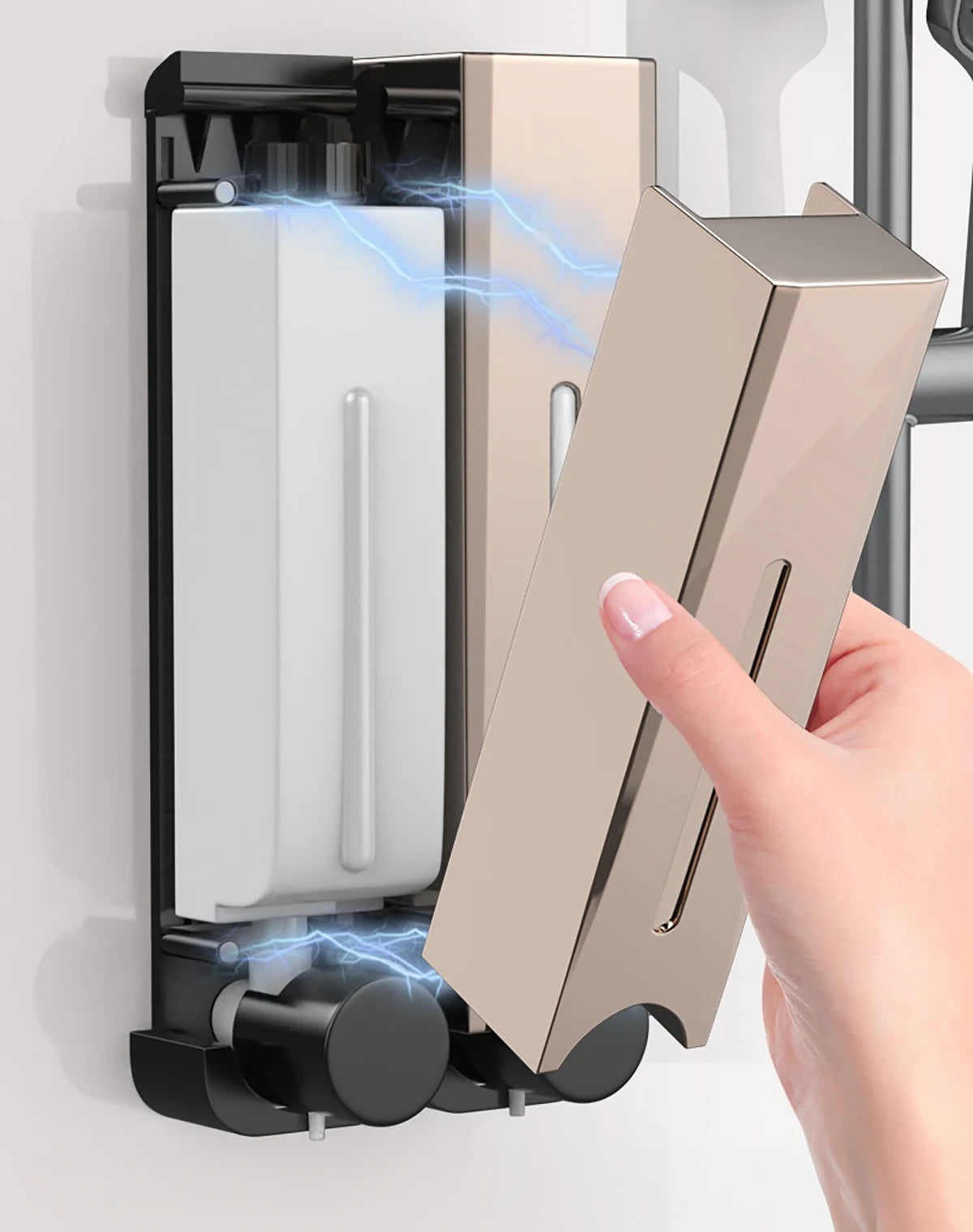 500ML soap dispenser wall mounted manual press soap box hand soap