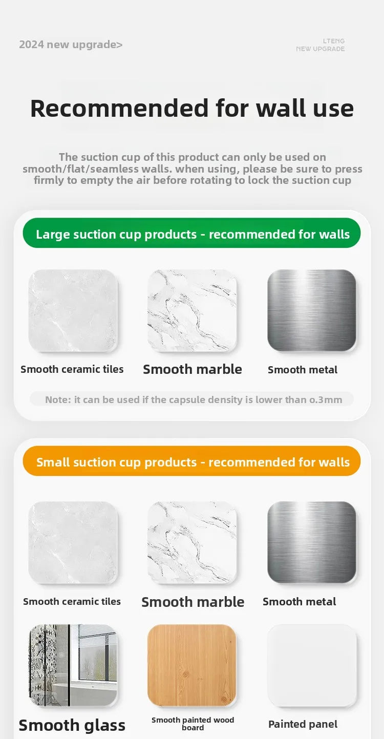 Bathroom suction cup triangular basket storage rack