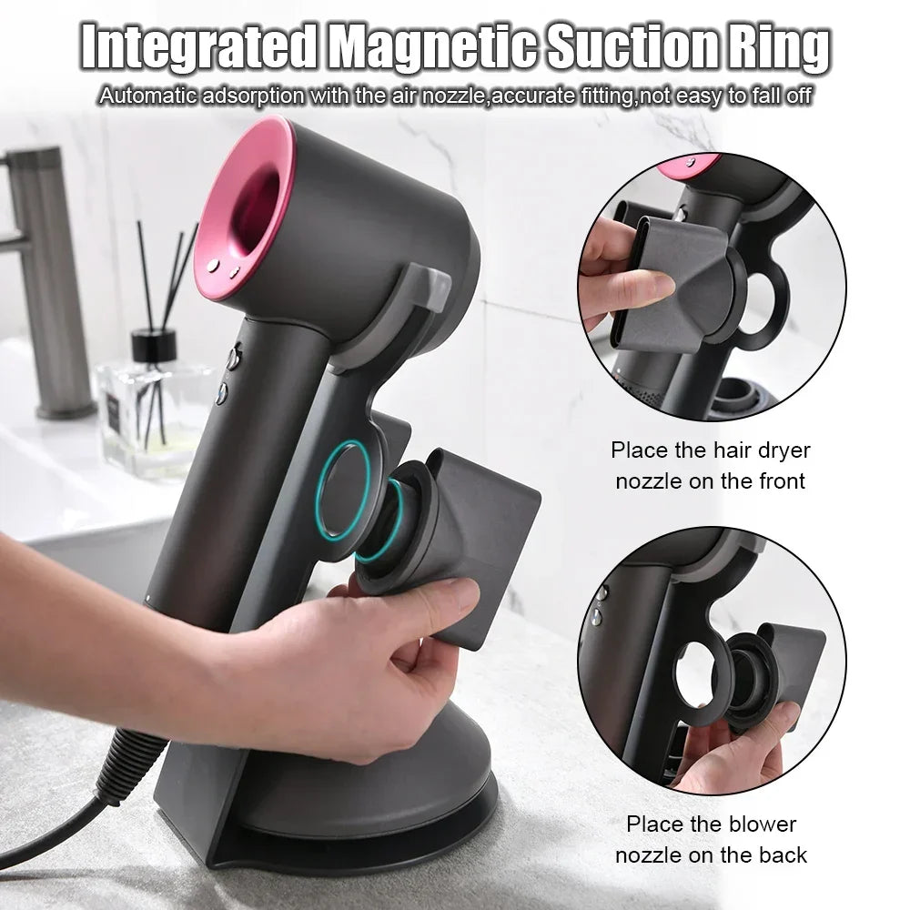 Hair Dryer Holder for Dyson Supersonic Wall-Mounted Stand