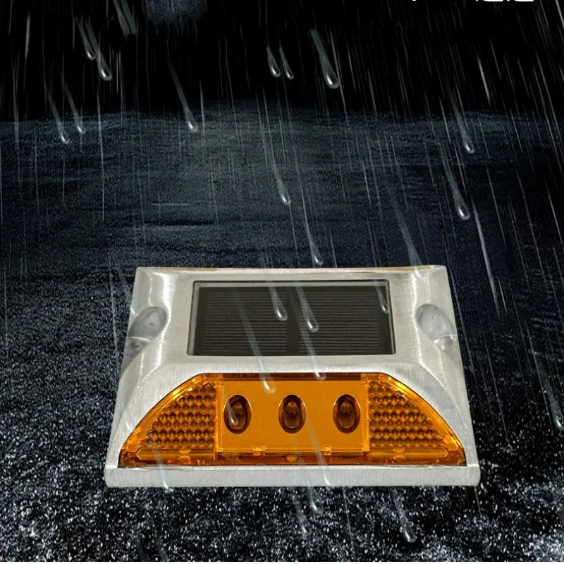 LED Solar Power Ground Marker Lights Waterproof Driveway Road Highway