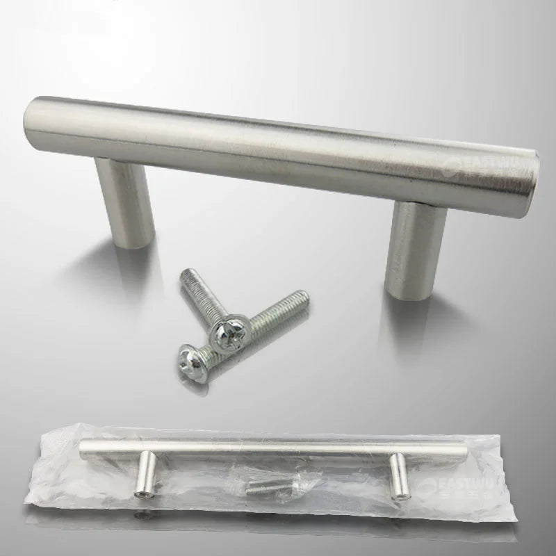 Diameter 10mm Stainless Steel Kitchen Door Cabinet T Bar Handle Pull