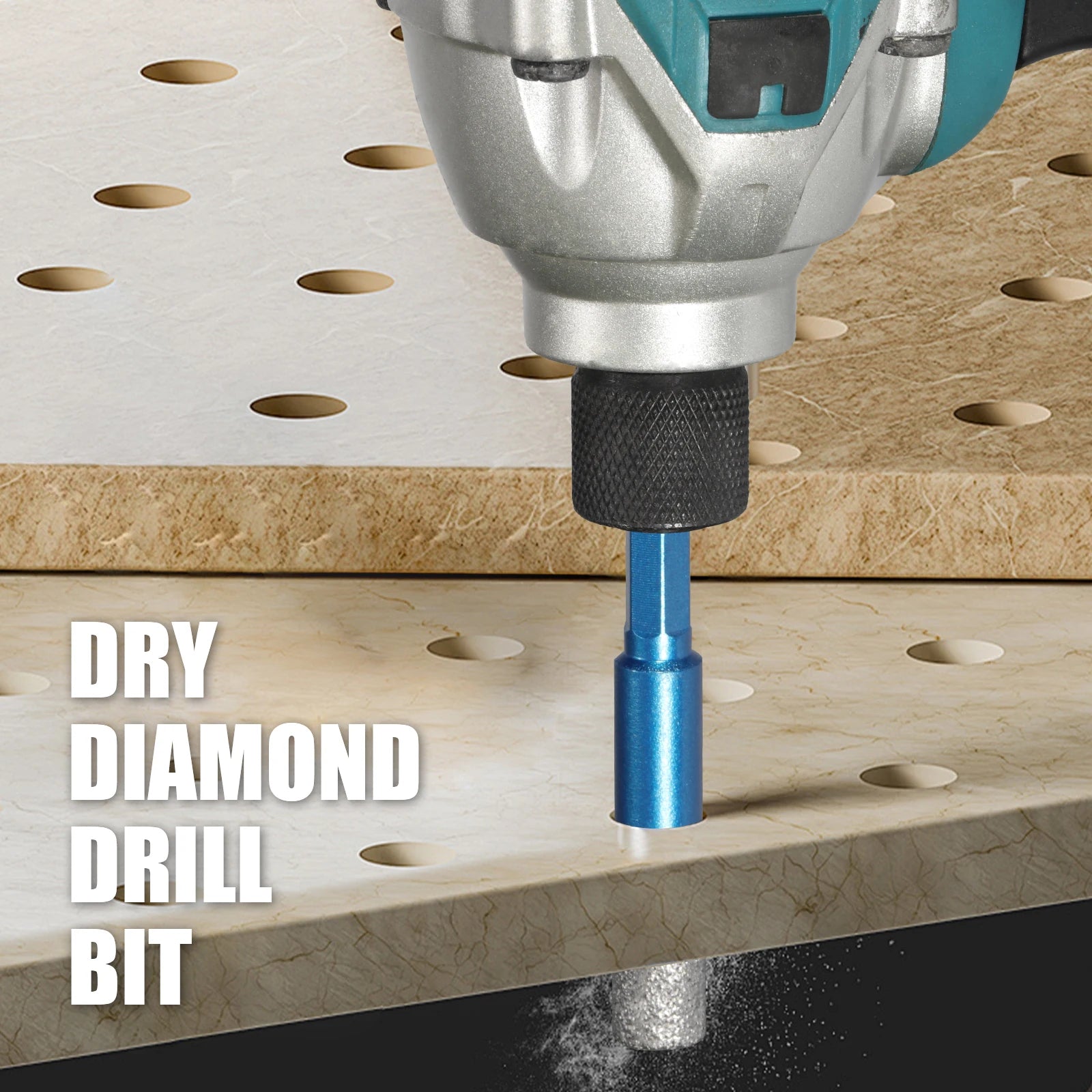 Vearter 6-16mm Diamond Dry Drilling Core Bit Hex Shank Brazed Drill