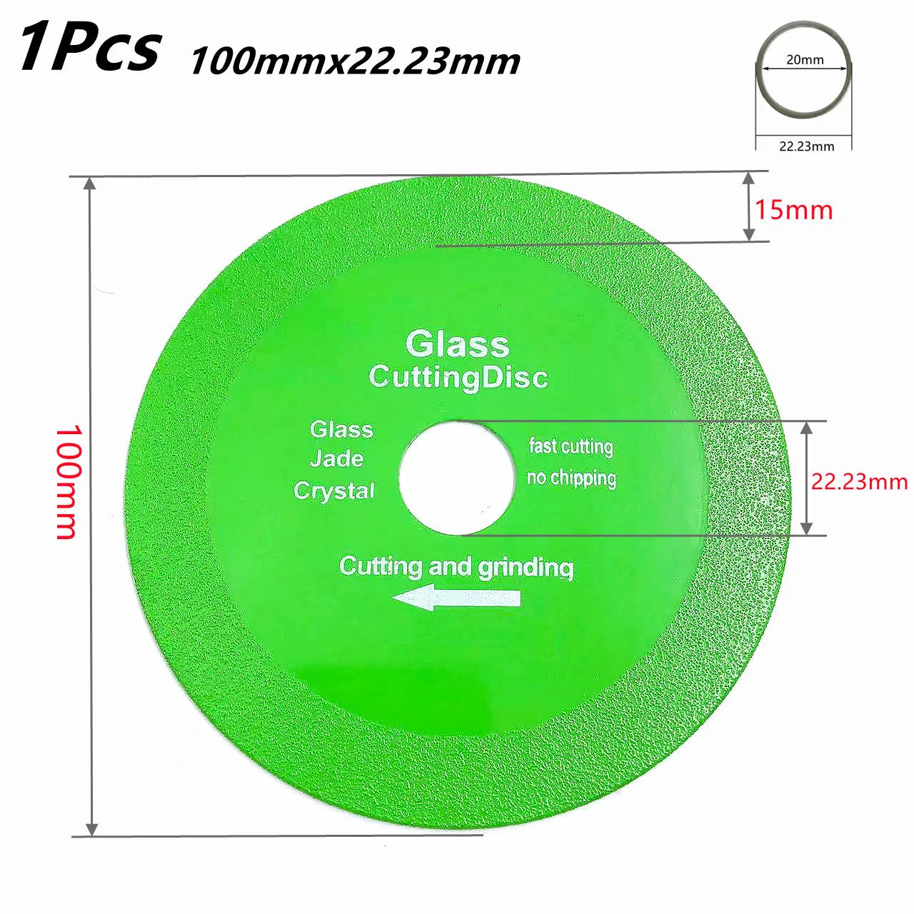 100/115/125mm Glasscutting blade Ceramic tile Jade crystal wine