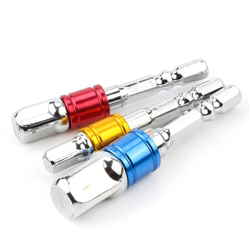 3PC Color Hexagon Screw Screwdriver Changeover Extension Square Head