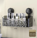 Acrylic Shelf Bathroom Rotating Suction Cup Shelf Kitchen Vanity No