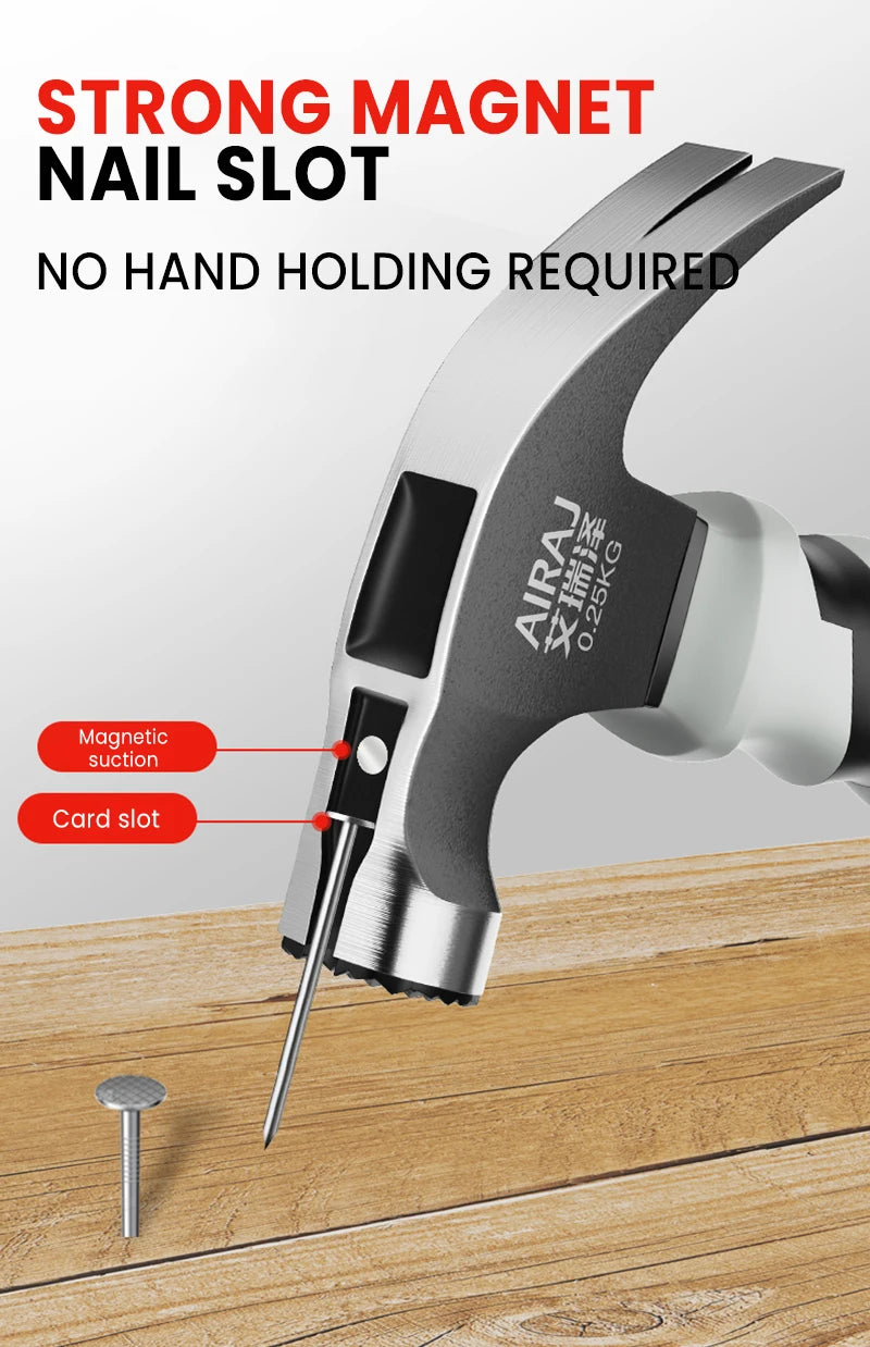 Multifunctional Mini Claw Hammer, Anti Slip And Shockproof Hammer