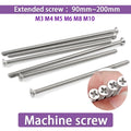 M3 M4 M5 M6 M8 M10 Lengthened Cross Flat Countersunk Head Bolts Extra