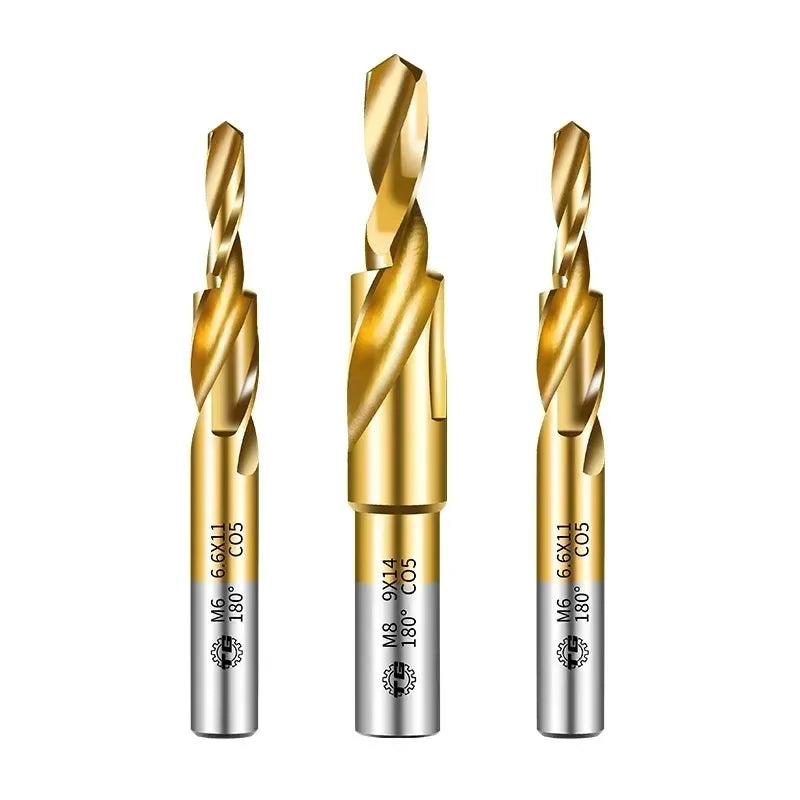 TG HSS M35 Step Drill Bit for Aluminum Copper Iron Mold Wood Plastic
