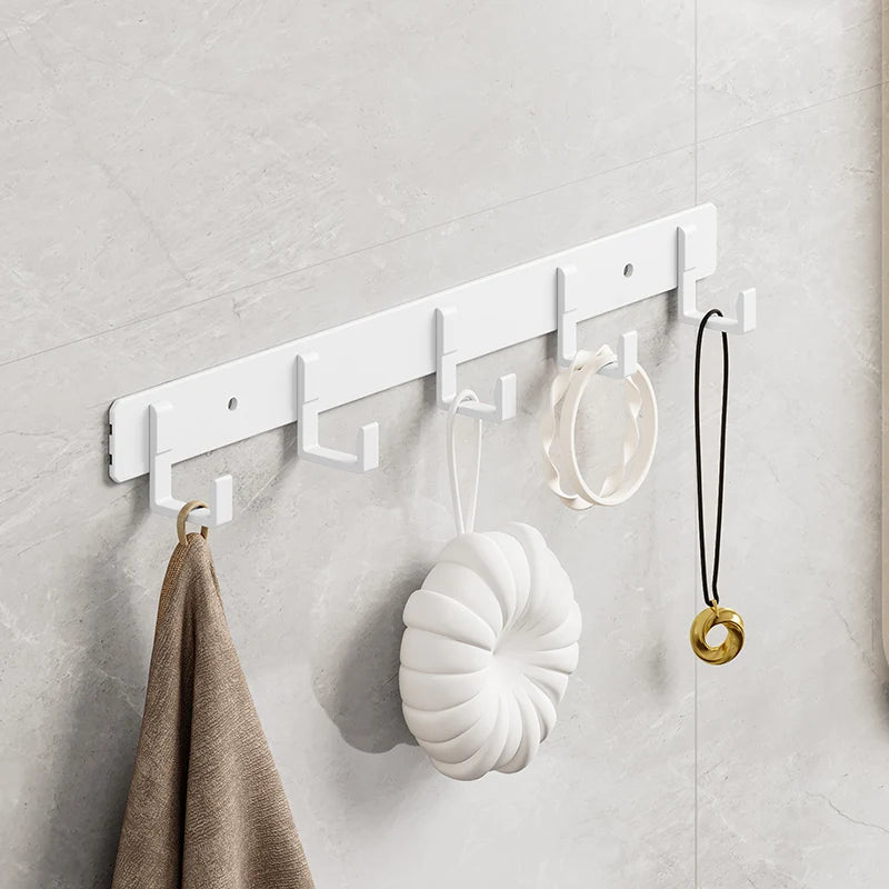 Hook White Towel Hook For Bathroom Clothes Coat Hook Bedroom Robe