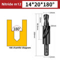 TG HSS M35 Step Drill Bit for Aluminum Copper Iron Mold Wood Plastic