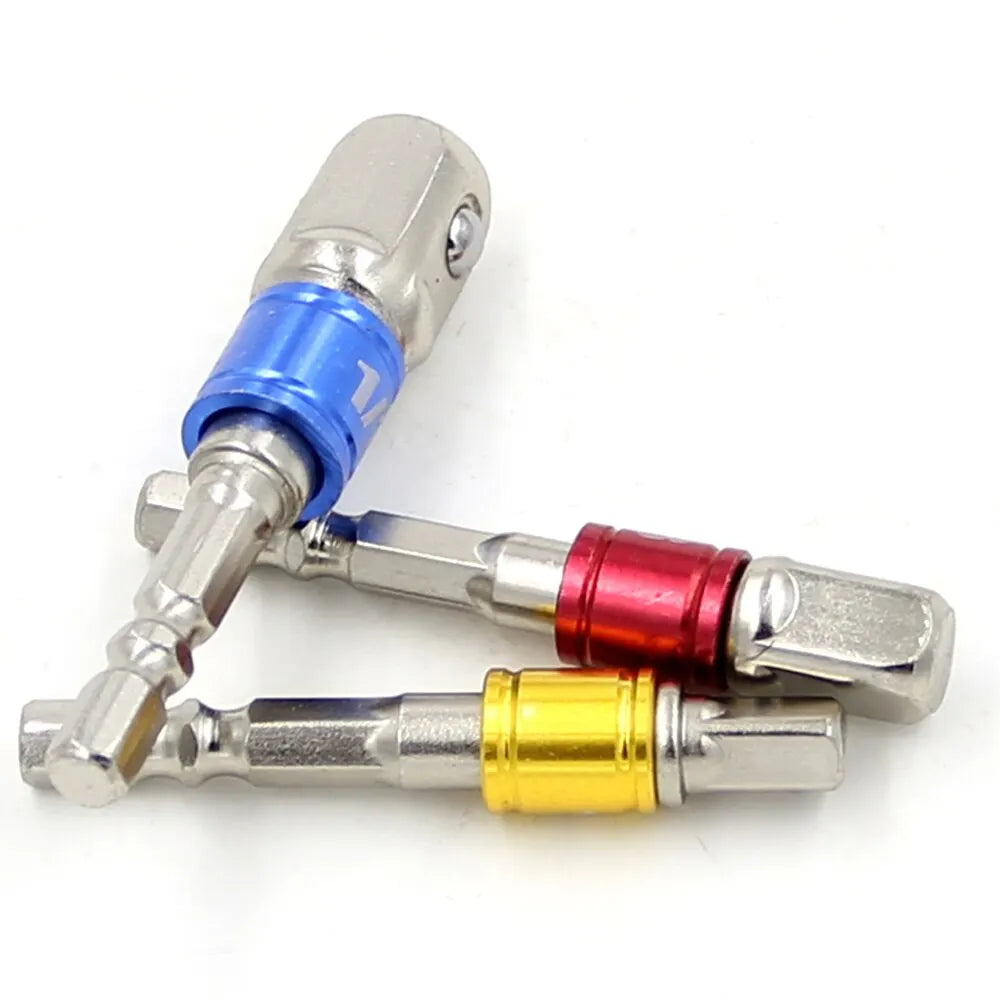 3PC Color Hexagon Screw Screwdriver Changeover Extension Square Head