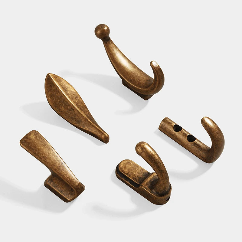 YUTOKO Hook Moon Antique Wall Hanging Clothes Hook Bedroom Robe Hook