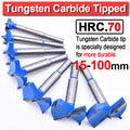 Carbide Tipped Forstner Bit Set — 15mm to 100mm for Wood, Plastic &...