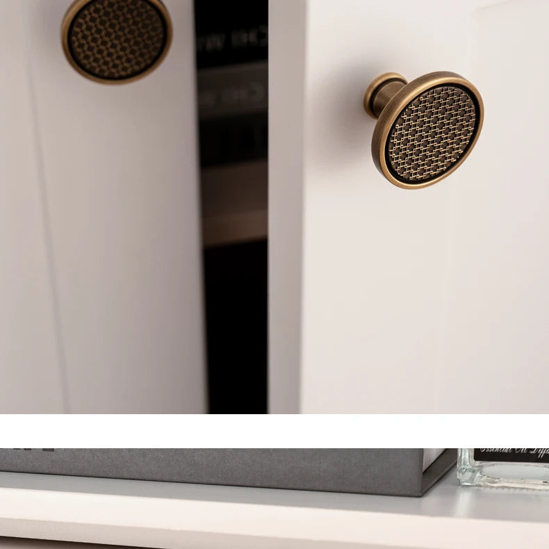 Santaya Antique Brass Handle Luxury Bronze Pull Kitchen Cabinet