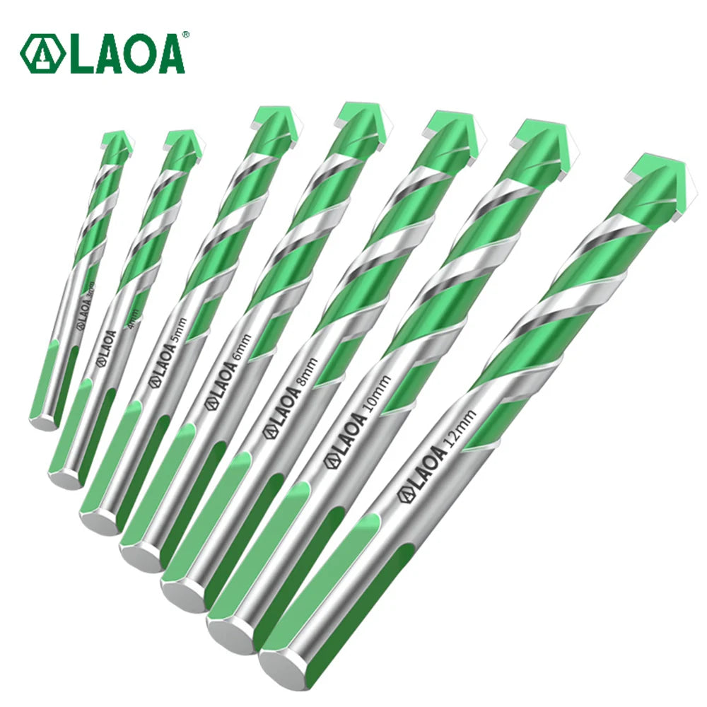 Drill Bit Super Hard Alloy Twist Overlord Drill Through Hole Glass