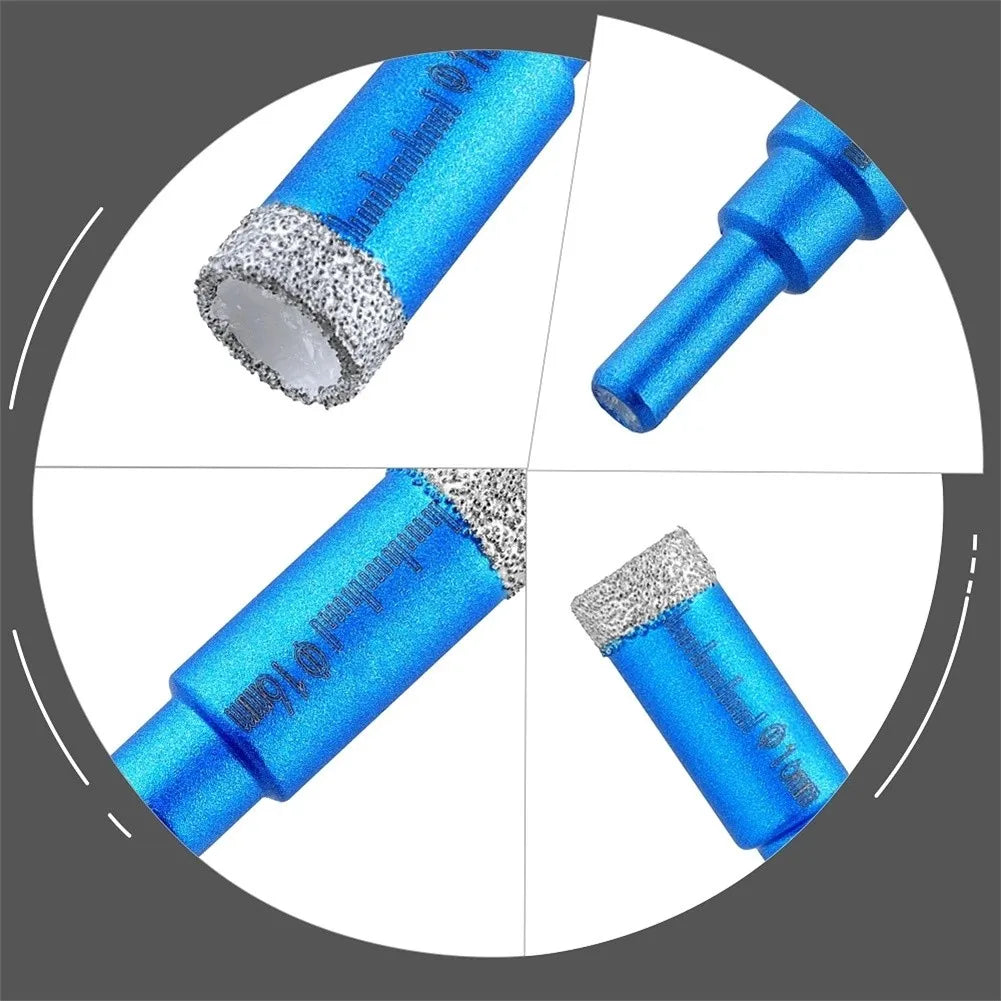 6/8/10/12/14/16mm Diamond Coated Core Drill Durable For Glass Marble