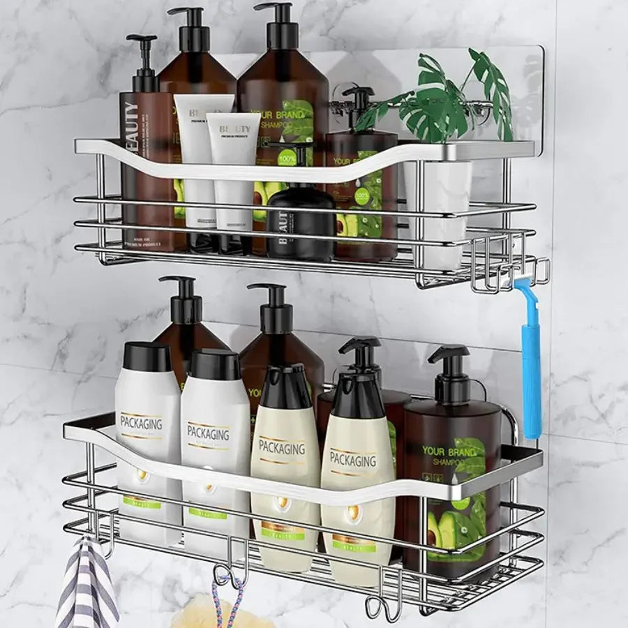 Bathroom Shower Organizer Shower Shelf Adhesive Stainless Steel