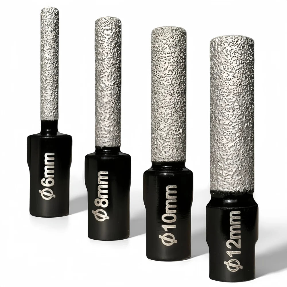 M10 thread Grind chamfer vacuum brazing dry diamond drill bit